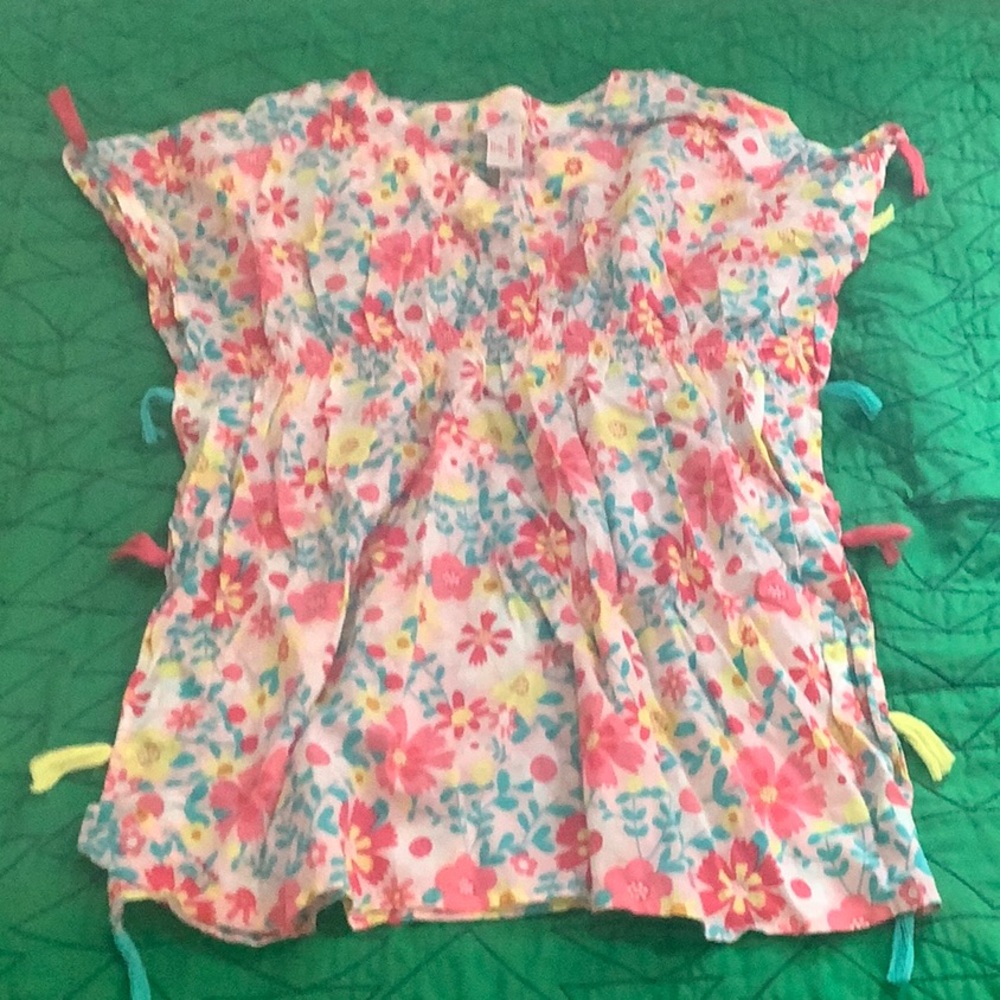 Cat and Jack swimsuit coverup girls size 10/12.